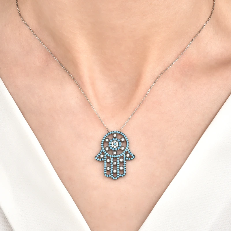 Hamsa Hand Necklace