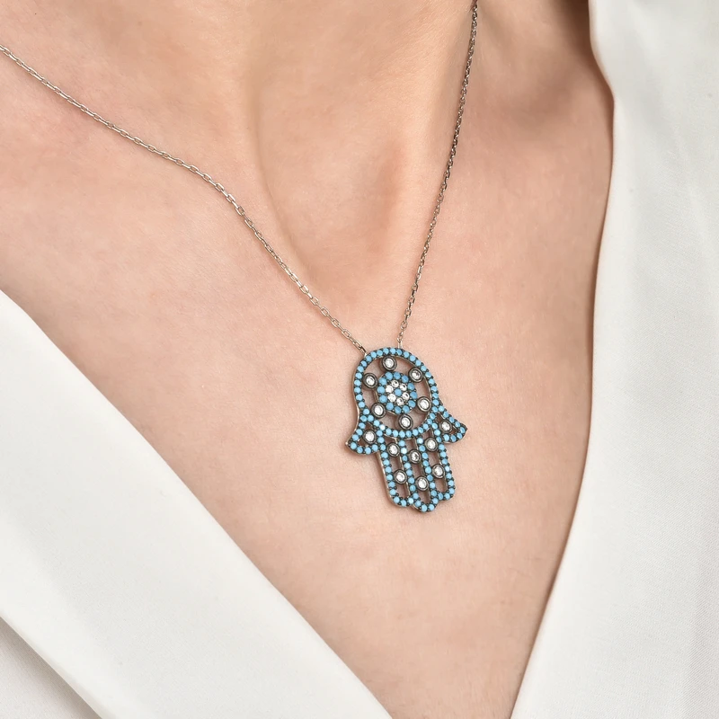 Hamsa Hand Necklace