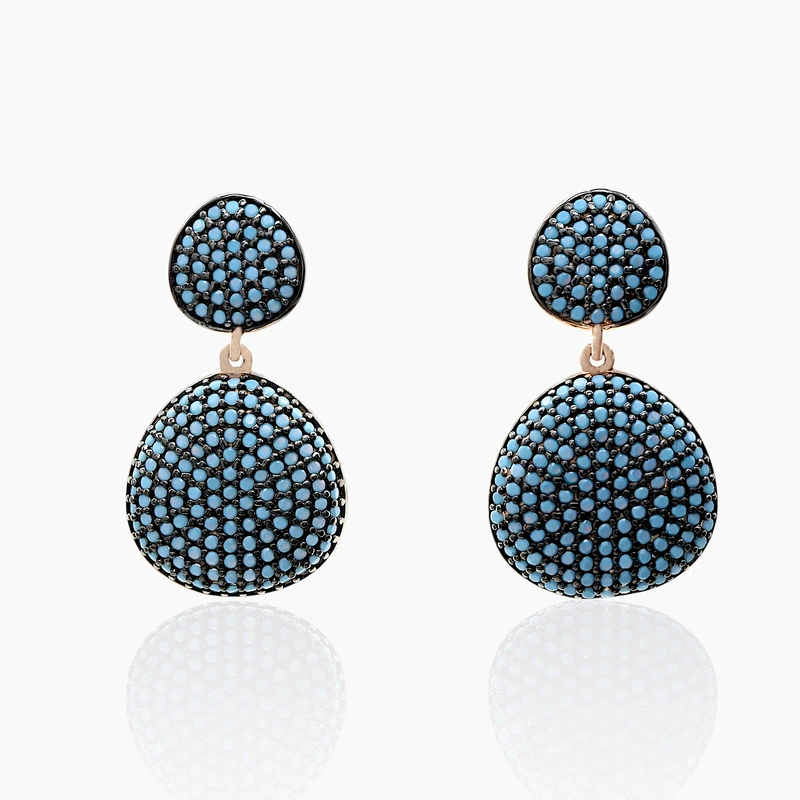 Celestial Turquoise Drops Dangle Image 1