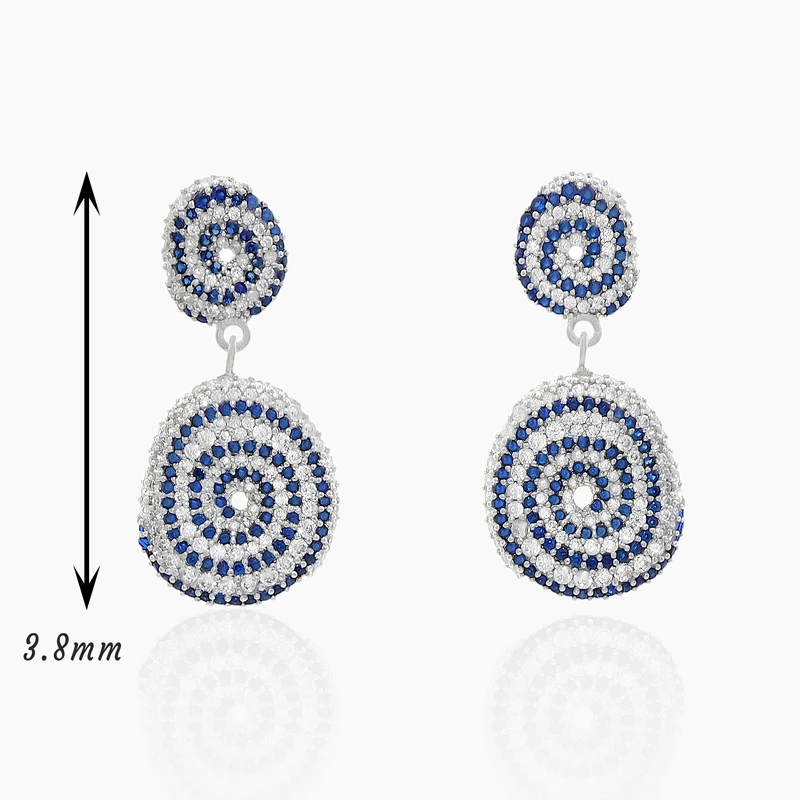 Artistary White And Blue Snail Shell Image 2