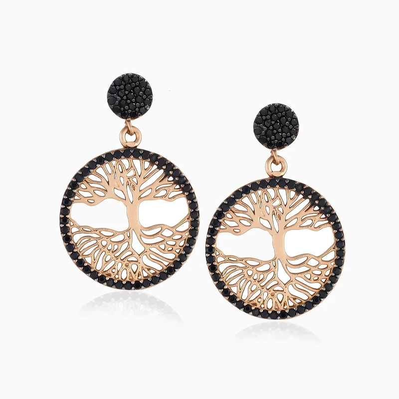 Tree of Life Dangle Earring Image 1